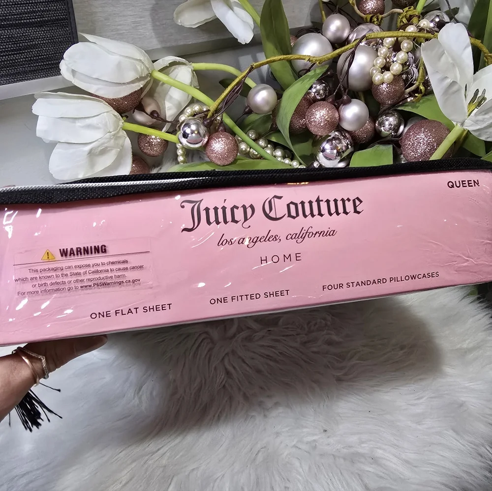 Juicy Couture Queen Bows bad sheet new